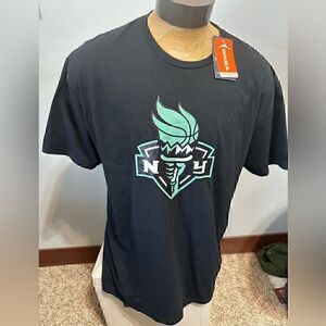 Fanatics New York Liberty VanderSloot 22 WNBA Black Short Sleeve Tee NWT